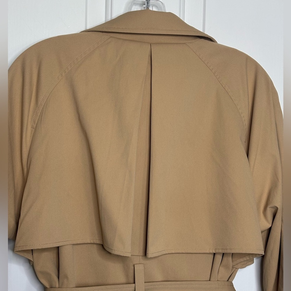 NWT ENA PELLY Carrie Trench Coat with Belt in Camel size 4 - Picture 9 of 12